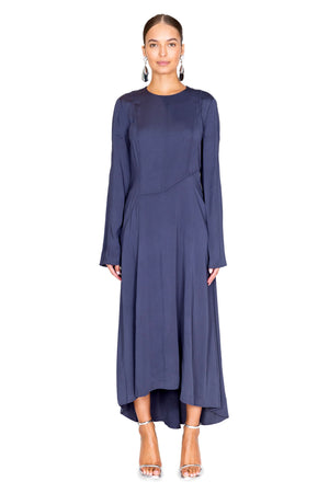 Fluid Seam Detailed Dress