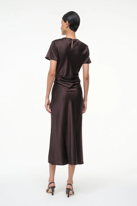 Marcel Silk Dress Earth