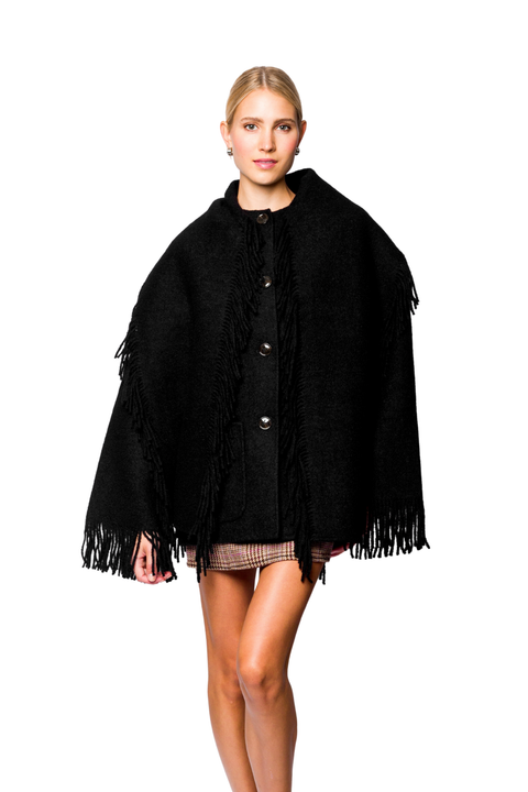 Fringed Scarf Jacket
