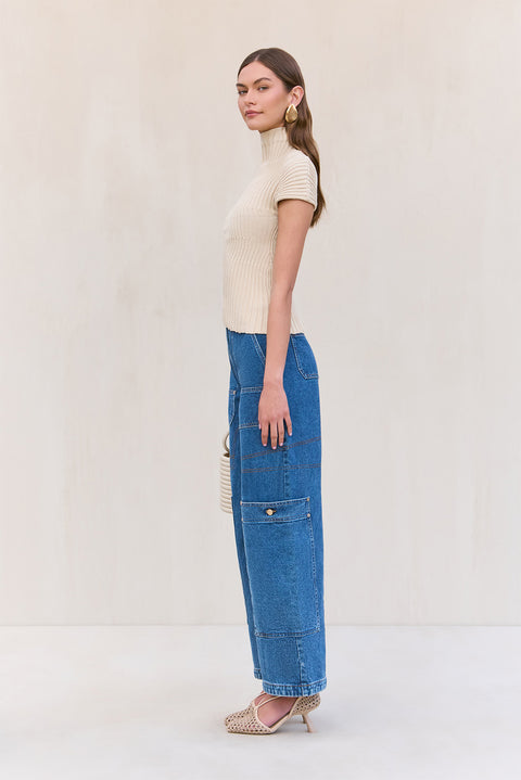 Annemie Knit Top Beach