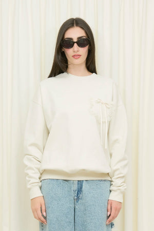 Collins Bow Pocket Sweatshirt