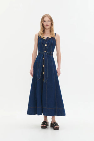 Giana Denim Midi Dress