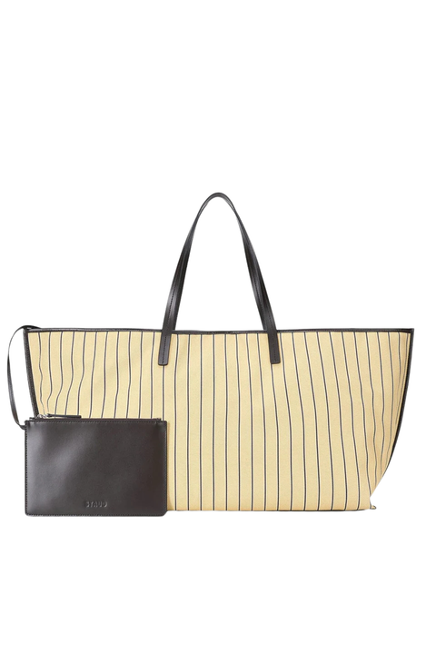 Christos Large Tote Monday Stripe