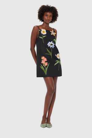 Leia Embroidery Mini Dress
