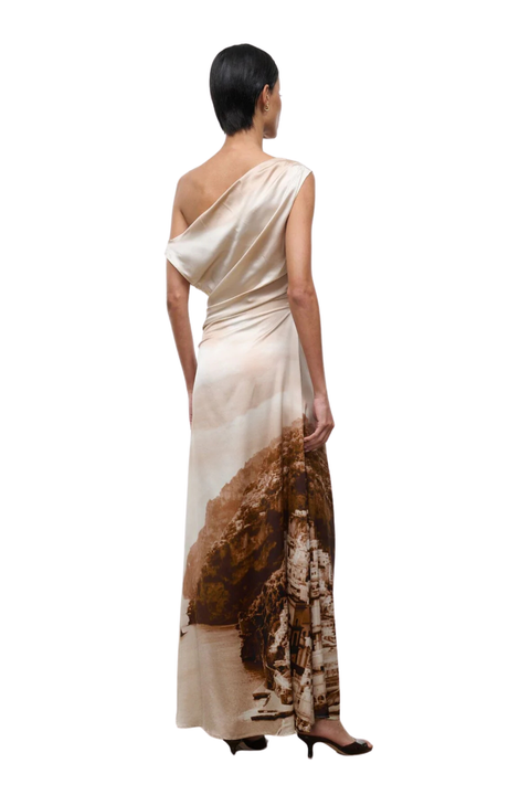Phare Silk Maxi Dress Cliffside