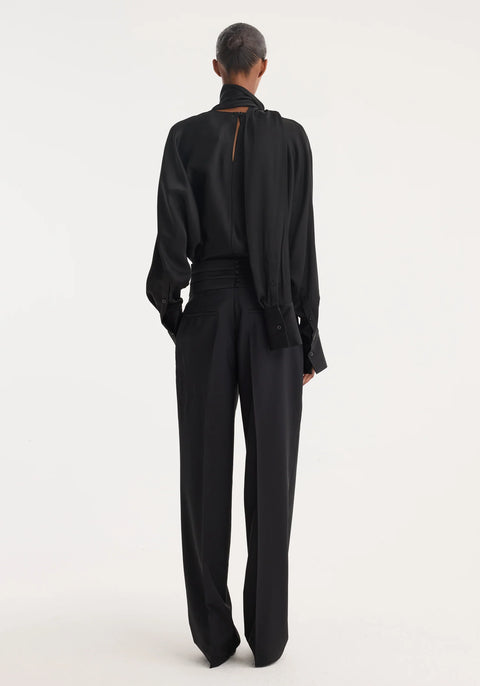 Satin Cumberband Trouser