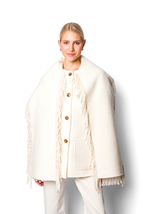 Fringed Scarf Jacket