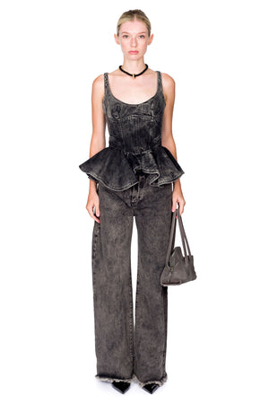 Acid Wash Boyfriend Jeans