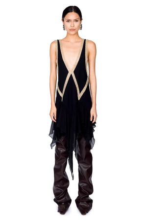 Beaded Mini Dress