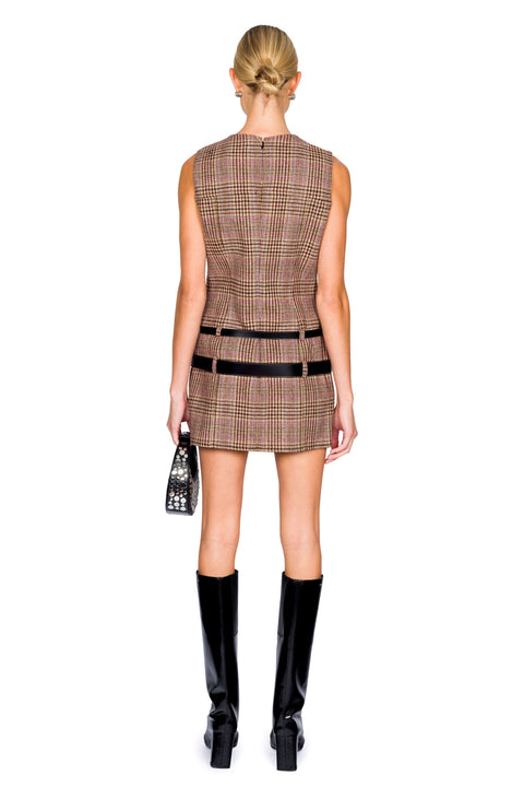 Mini Belt Tailored Dress