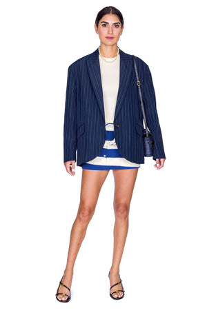 Navy Wide Single Jacket