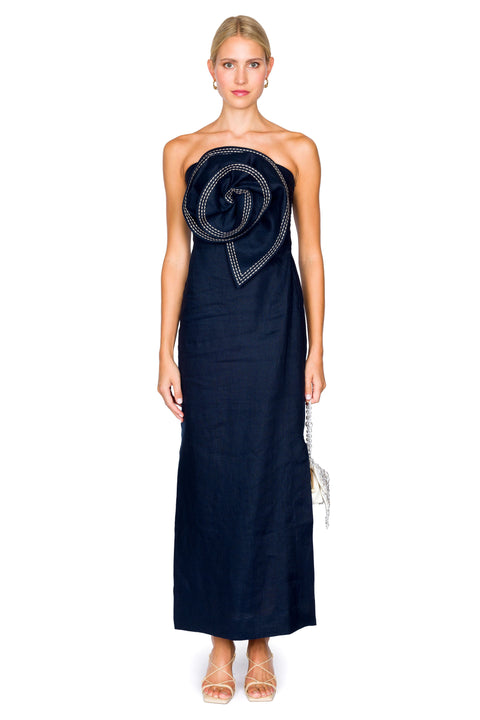 Tactos Embroidered Maxi Dress