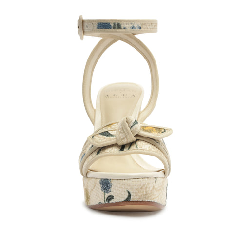 Grossgrain Raffia Platform