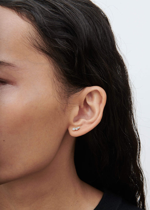 Croissant Trois Right Earring