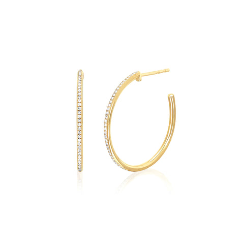 Diamond Essential Hoop Earring
