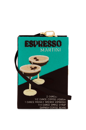 Espresso Martini Strapped Book Clutch