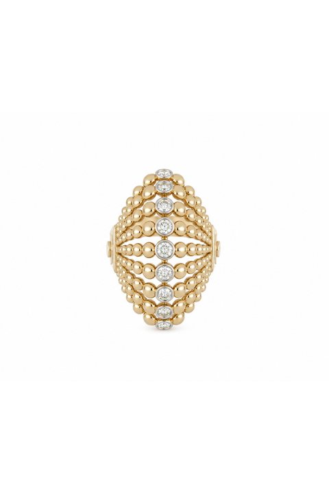 Large Diamond Bubbles Ring