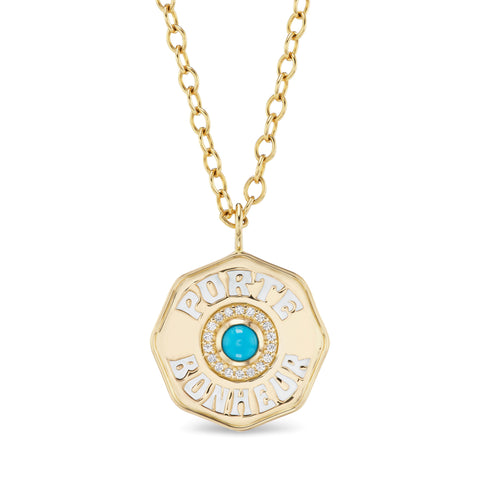 Large PB Charm Turquoise