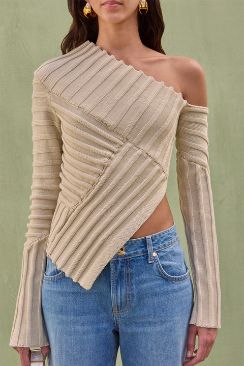 Jaidan Knit Top Beach