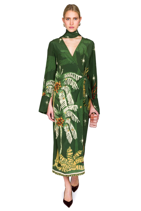 Eternity Begins Wrap Dress