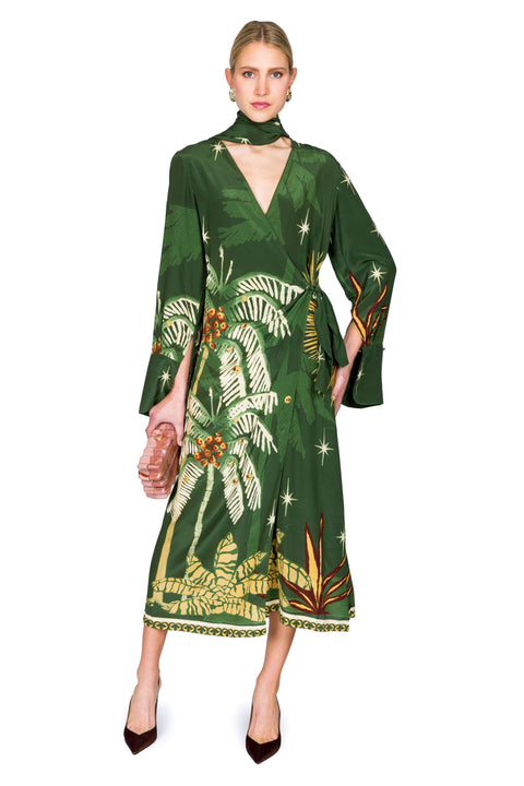 Eternity Begins Wrap Dress