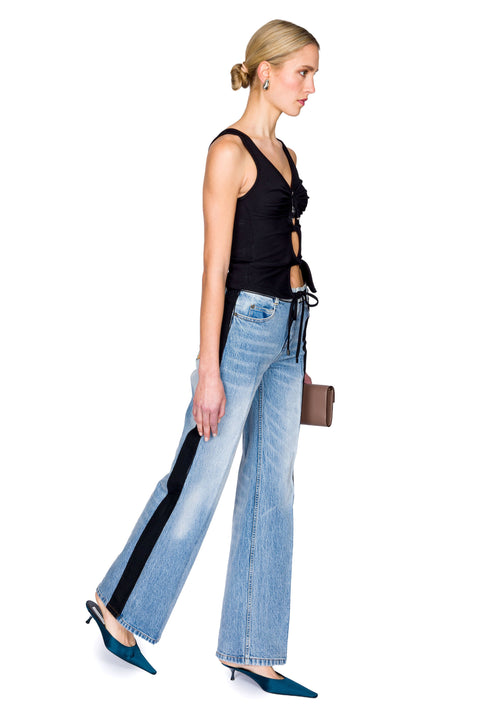 Crystal Pendant Open Twist Tank