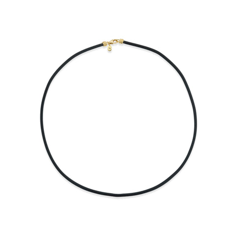 Scuba Black Leather Cord