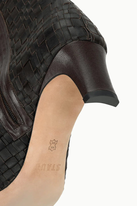 Wally Ankle Boot Espresso Woven