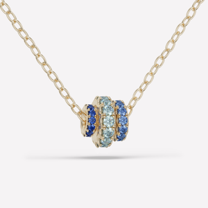 Vesta YG Blue Necklace