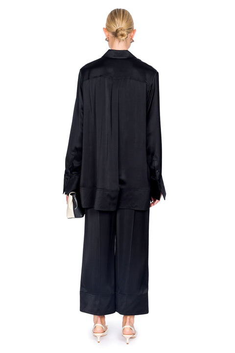 Satin Drawstring Trouser