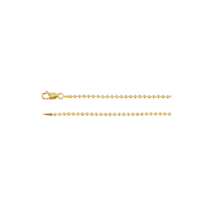 Gold Bead Chain 2mm