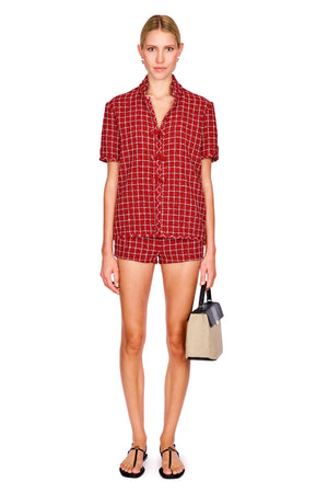 Hetty Oversized Tweed Shirt