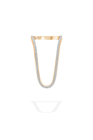Aurora Ring Half Pave