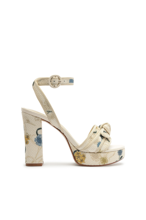 Grossgrain Raffia Platform