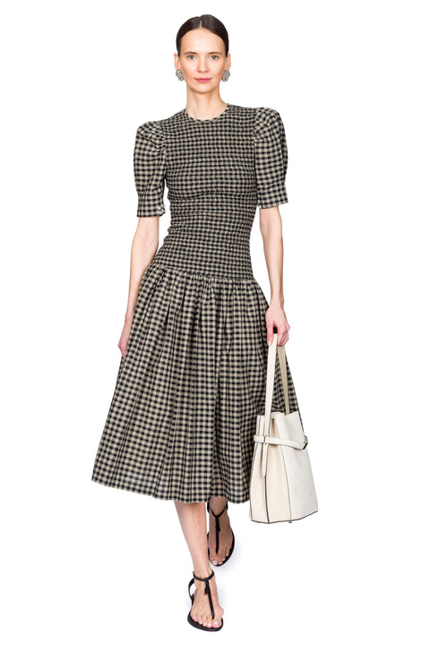 Imelda Smocked Midi Dress
