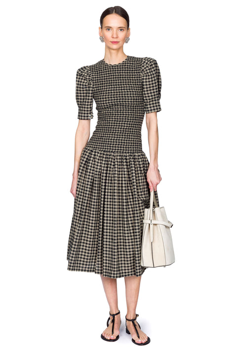 Imelda Smocked Midi Dress