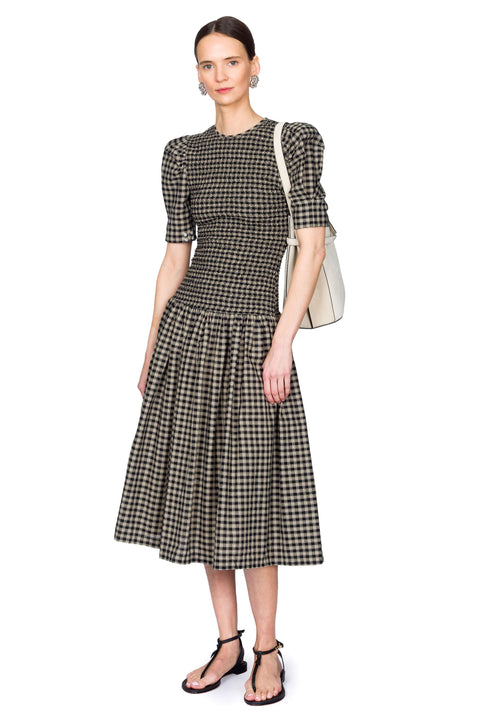 Imelda Smocked Midi Dress