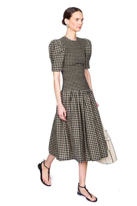 Imelda Smocked Midi Dress