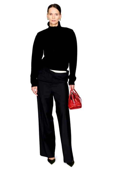 Double Waistband Trousers