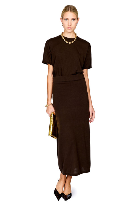 Long Knit Skirt