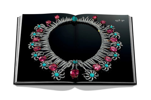 Two of the pages inside the Tiffany book