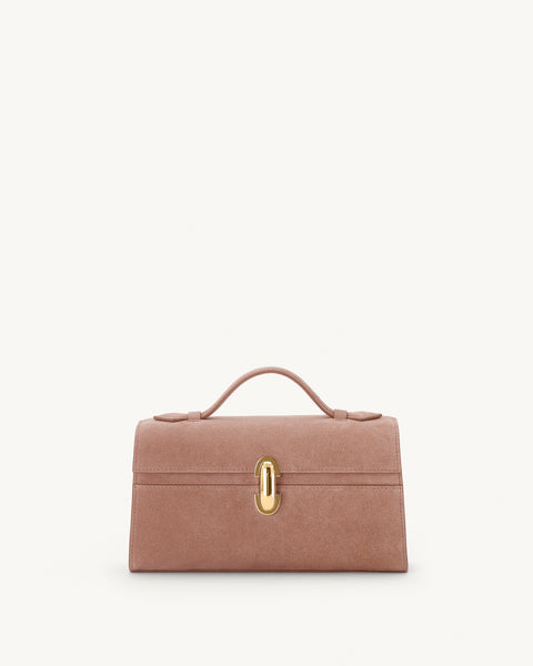 Symmetry Pochette In Suede