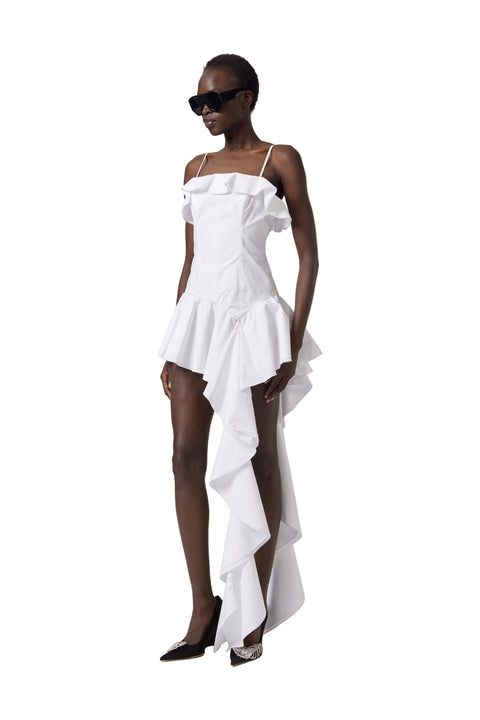 Mini Dress with Ruffle Detail