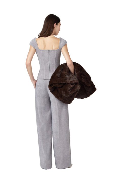 Bustier With Rose Pins