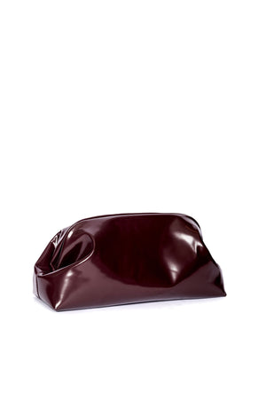 Polished Leather Top Handle Bag