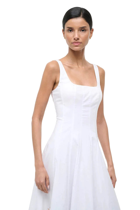 Wells Dress Palm Embroidery