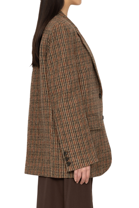 Julia Plid Wool Blazer