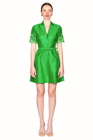Brigitte Applique Mini Dress