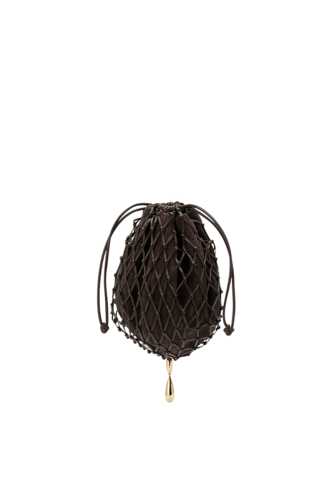 Macrame Pouch In Sheep Nappa