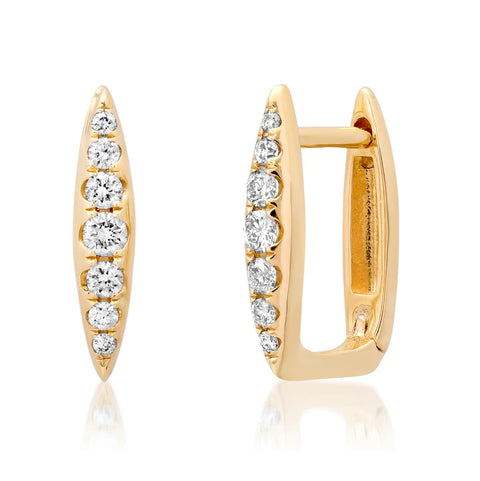 Chloe Diamond Huggies